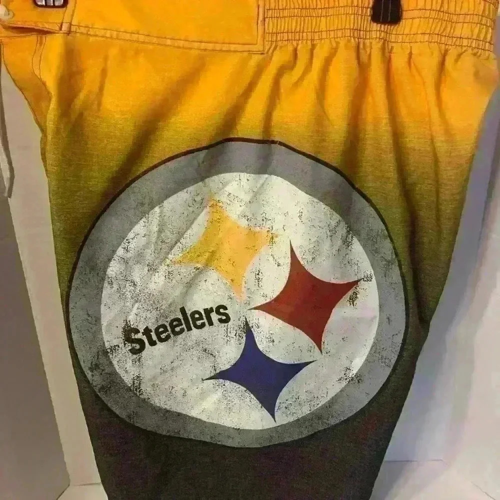 Boys Steelers swim trunks size extra large